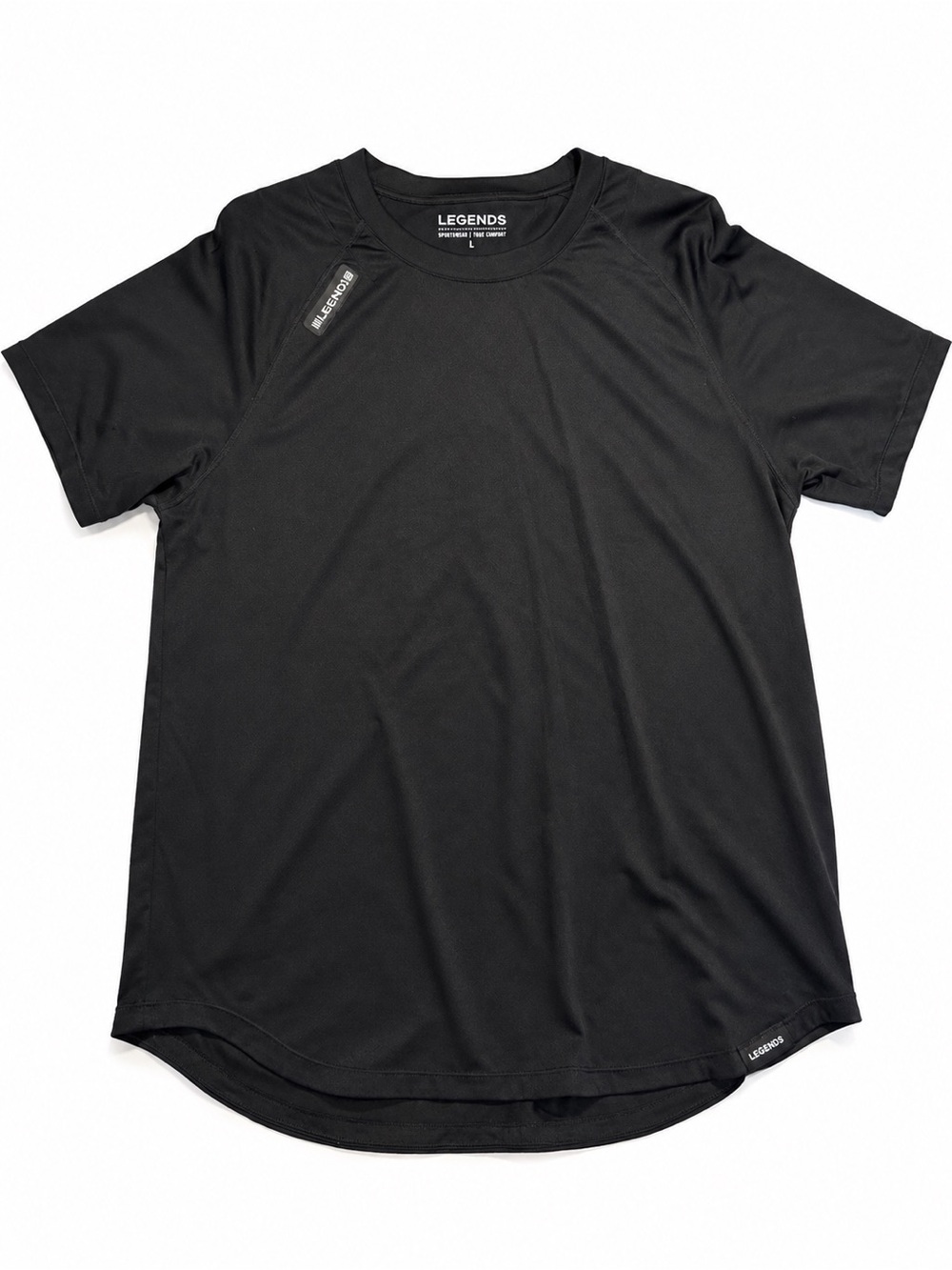 Legends Men's Black Short-Sleeve Performance Tee Size Large
